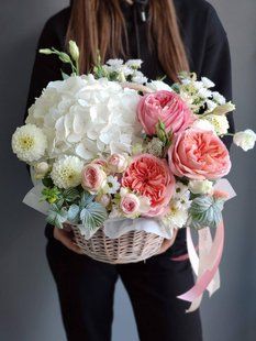 Квіти в кошику 6